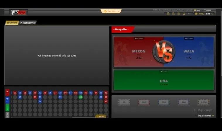 Chiến Thuật Đặt Cược Đá Gà WS168 Tại Gold88 Bách Chiến Bách Thắng 2 Các cửa cược tại sảnh Đá Gà WS168 Tại Gold88