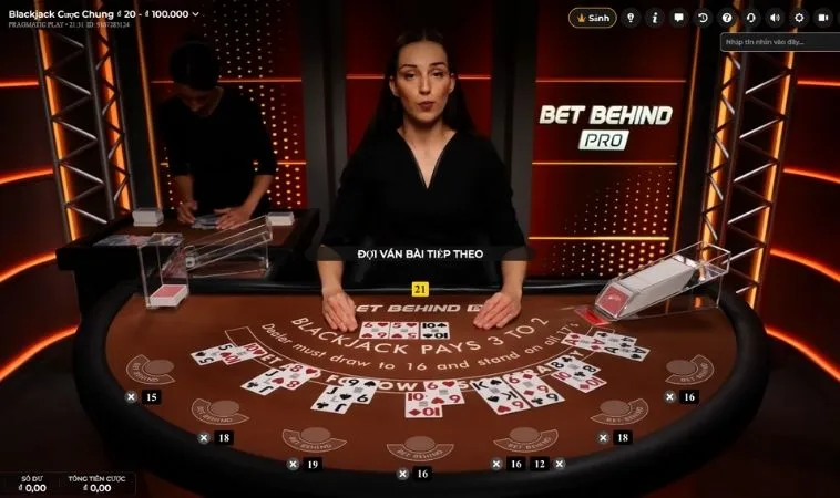 Tận Hưởng Cảm Giác Chiến Thắng Trò Chơi Blackjack Tại Gold88 Đỉnh Cao 2 Chơi Blackjack Tại Gold88 cùng dealer chia bài xinh đẹp