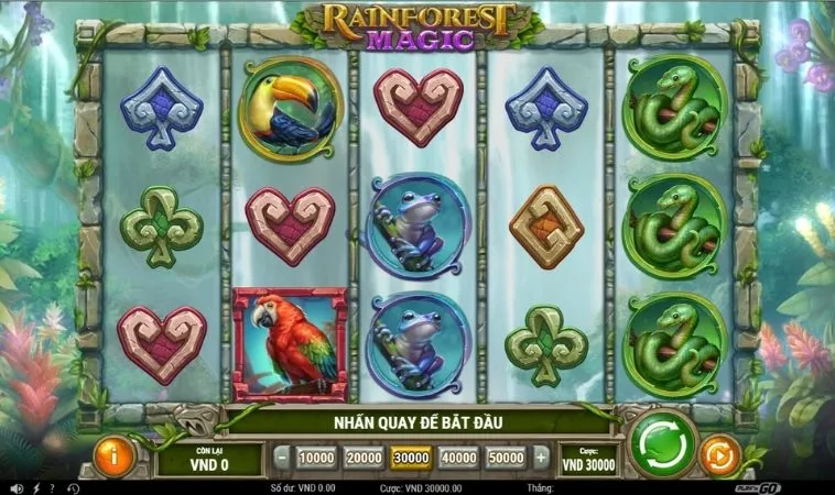 Chinh Phục Nổ Hũ Rừng Xanh Gold88 Săn Jackpot Hoang Dã Cực Chất 2 Giao diện chơi Nổ Hũ Rừng Xanh Gold88