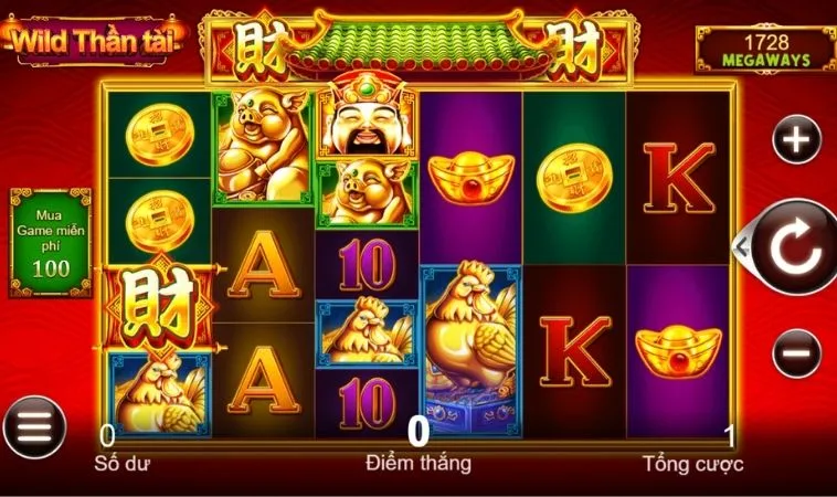 Nổ Hũ Thần Tài Gold88 Rước Lộc Vàng Rinh Ngay Jackpot Cực khủng 2 Đồ họa game Nổ Hũ Thần Tài Gold88 thiết kế ấn tượng